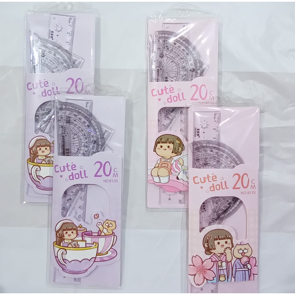 

PROMO Penggaris set Karakter cute dool