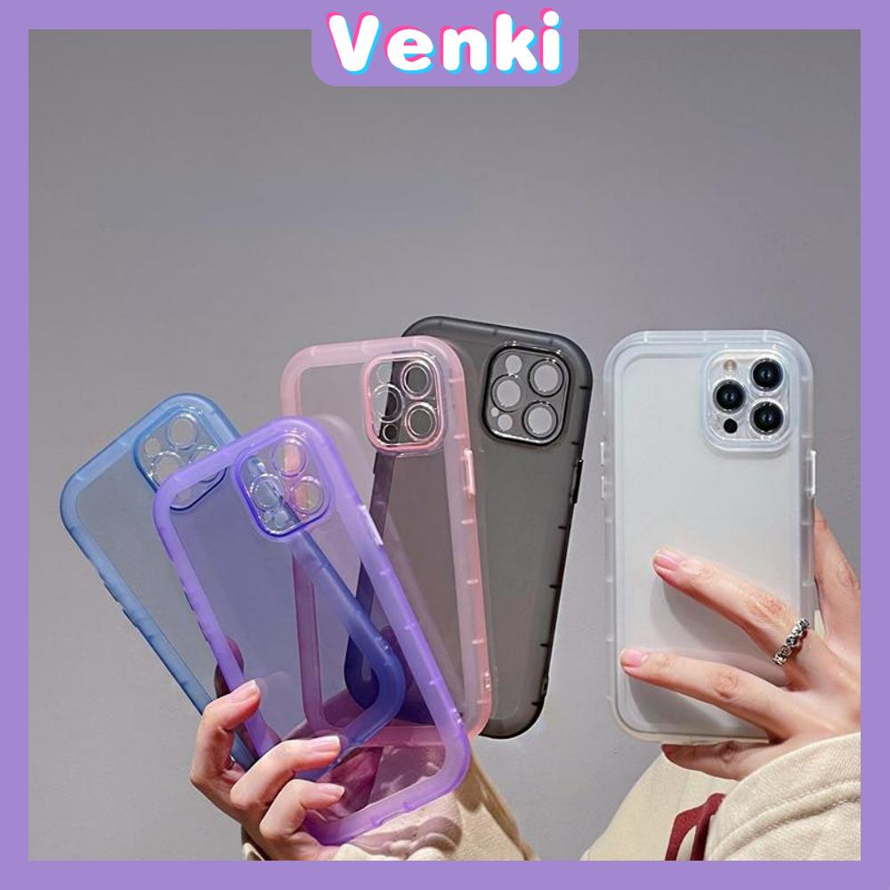 iPhone Case Clear Case Soft Thick TPU Shockproof Full Coverage Protection Camera Fluorescent Color Color Button Simple For iPhone 13 Pro Max iPhone 12 Pro Max iPhone 11 iPhone7Plus