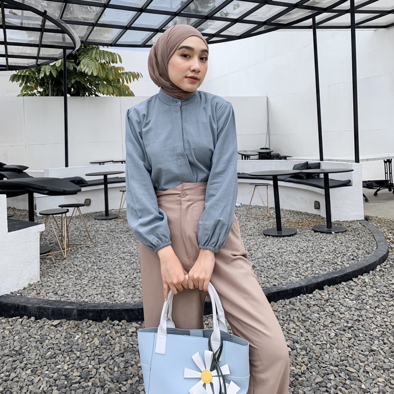 SHEINA SHIRT / KEMEJA BASIC / KEMEJA SIMPLE/ KEMEJA PUFFY