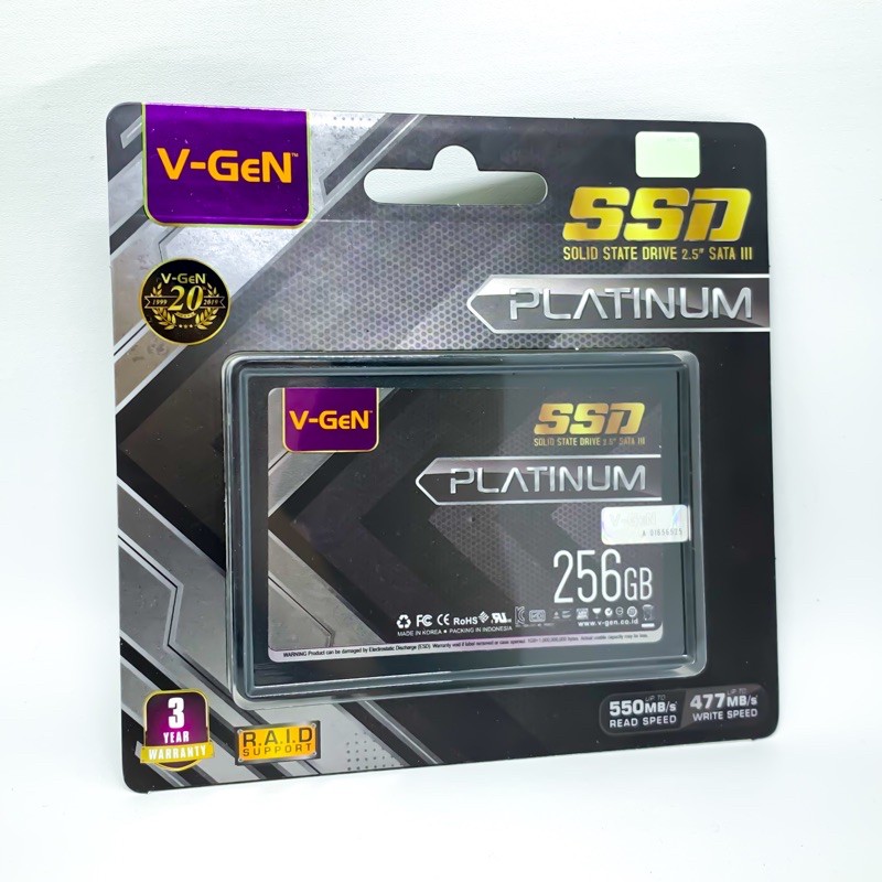 SSD 256GB V-GeN Platinum 2,5&quot; 240GB SATA6Gbps Solid State Drive Vgen RESCUE 240GB ORIGINAL