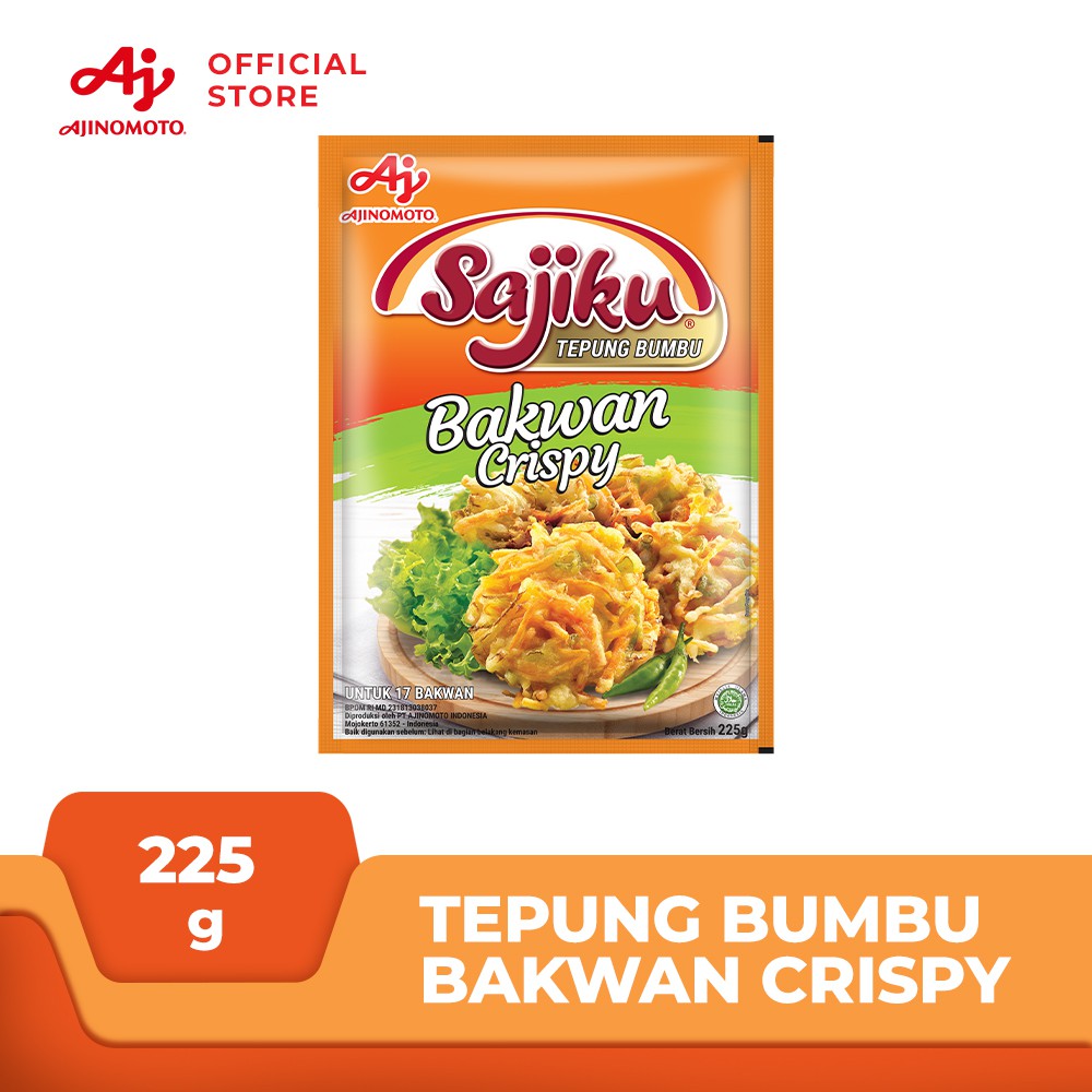 

Sajiku® Tepung Bumbu Bakwan Crispy 225g
