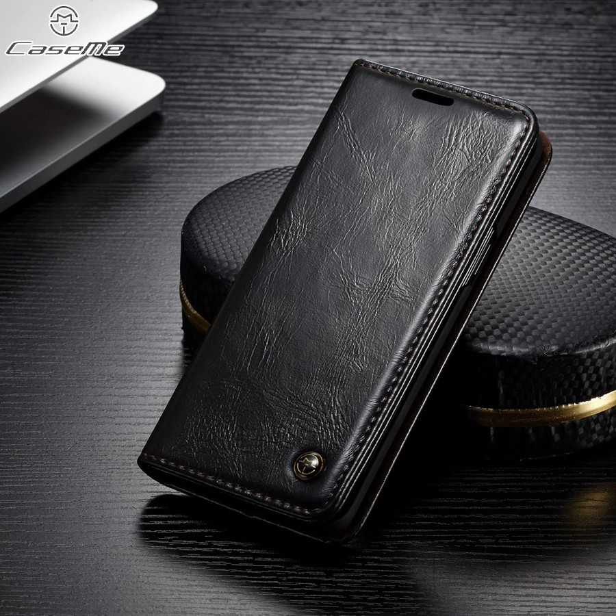 CaseMe sFor Samsung A6 A9 A8 A7 2018 case For Samsung Galaxy A7 2018 A730 Magnet Flip Leather