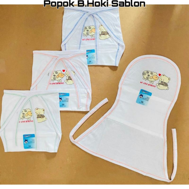 Popok bayi kain kaos katun 100% 6 pc baby mocha