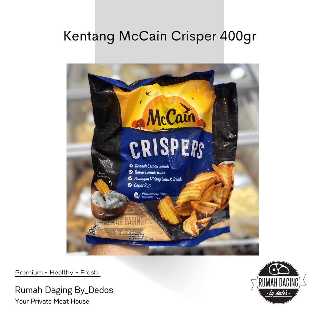 Kentang McCain Crisper 400gr | Kentang Goreng | French Fries
