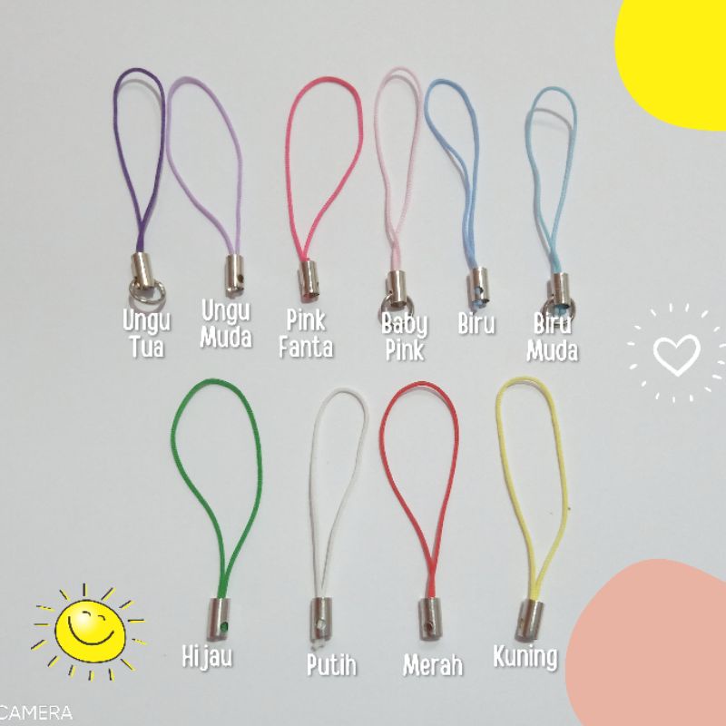 Phone Strap Inisial Gantungan Hp huruf