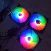 Fan Casing RGB Infinity Twilight Sparkle 120mm 12&quot;cm 1200rpm Molek Conector Fan Case Hydraulic BearingSilent