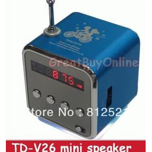 Speaker Mini Media Player Music Angel TD-V26