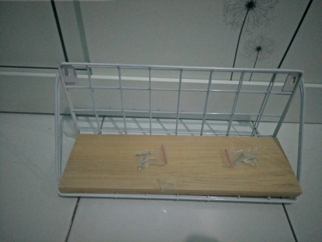 (omahdekor Original) Radit Rak Dinding Tempel Tempat Bunga Buku Hiasan Storage Rack I Radi Hijang