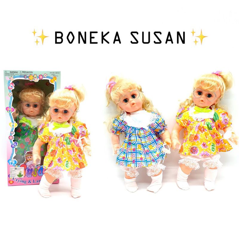 Mainan Anak Boneka Susan Bisa Nangis / Mainan Anak Perempuan Boneka Susan
