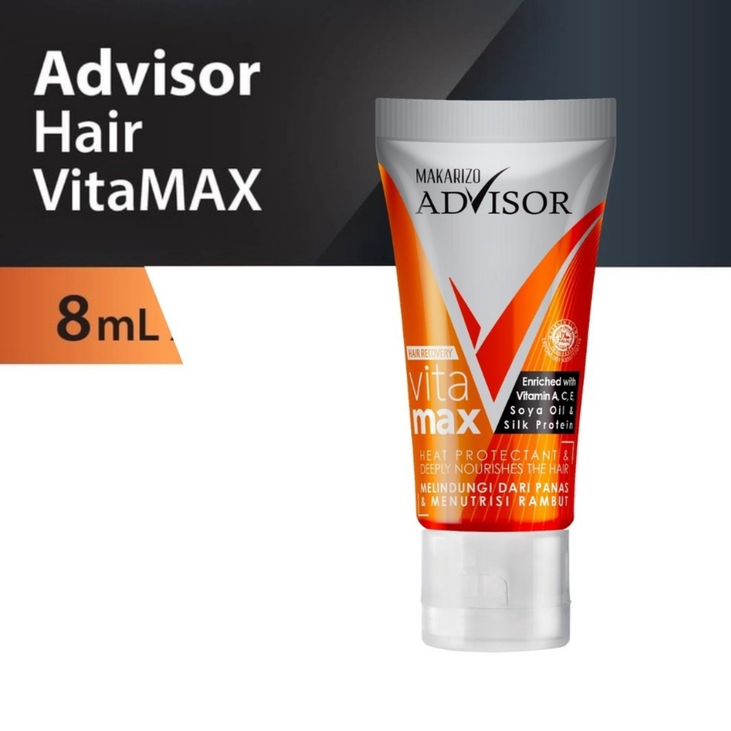 Makarizo Advisor Hair Recovery Vitamax 8ml tube | 8mlx3 | 8mlx8 | 50ml pump|Vitamin Rambut|Serum Rambut|Hair Vitamin