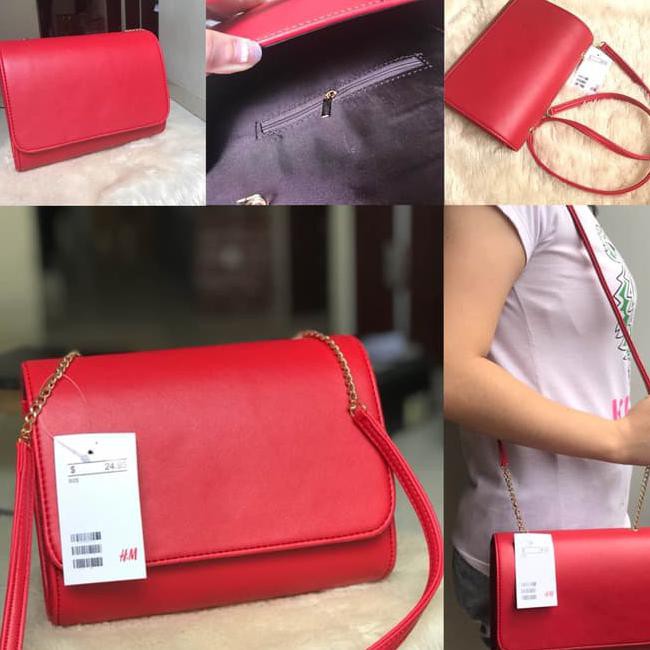 Kiriman Terupdate :. tas wanita cewe murah fashion lucu unik selempang Hn*M MINI RING - Merah .,,,.