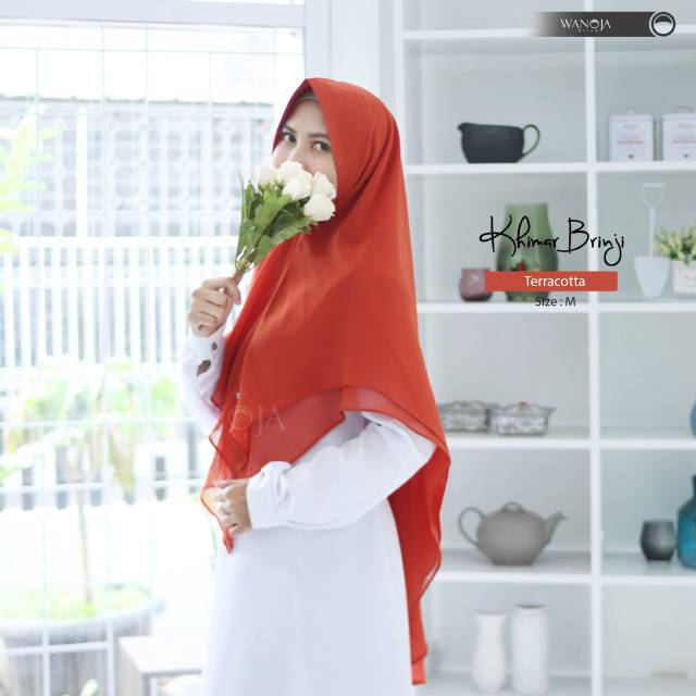 KHIMAR BRINJI BY WANOJA HIJAB
