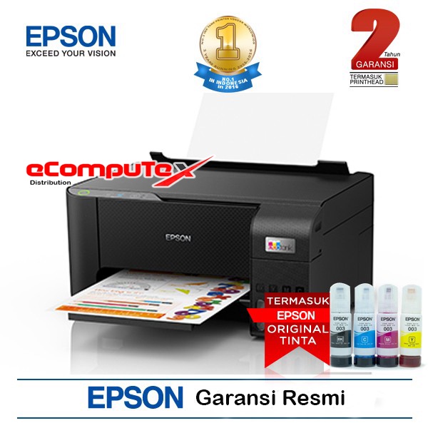 PRINTER EPSON L3210 / PRINTER EPSON L 3210  All in One Ink Tank Printer GARANSI RESMI