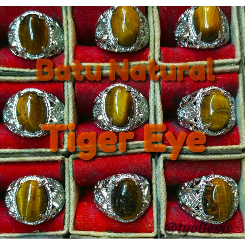 Cincin Batu Tiger Eye