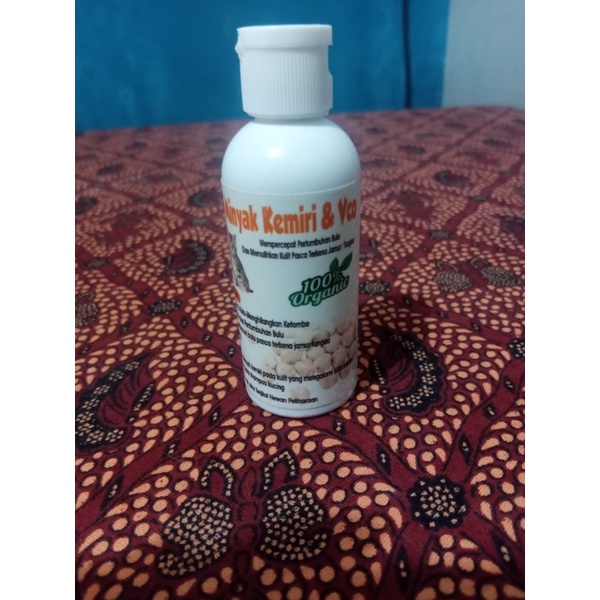 60ml - MINYAK KEMIRI + VCO / KESEHATAN ANJING DAN KUCING