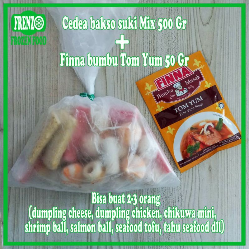 

Cedea Suki Mix 500 Gr + Bumbu Finna Tomyam 1