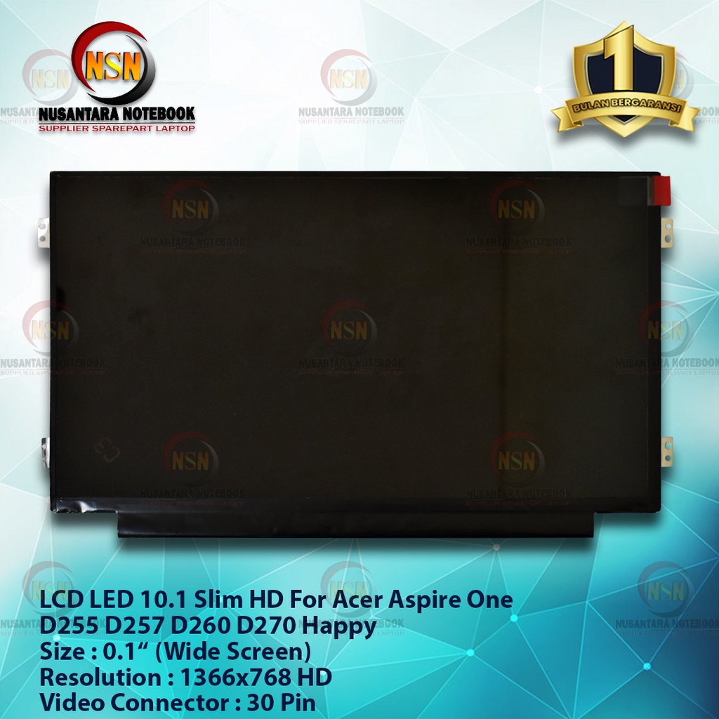 LCD LED 10.1 Inch Slim Acer Aspire One D255 D257 D260 D270 Happy