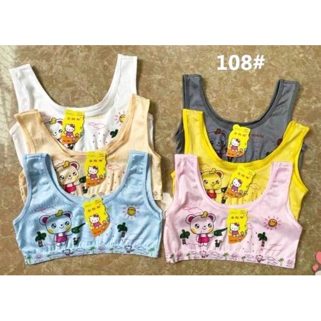 6PCS Mini Set Anak Remaja SD Bergambar motif Lucu Termurah - Setengan Lusin - BRA ABG ANAK PEREMPUAN