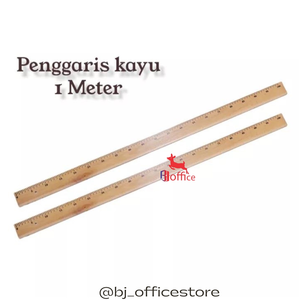 

Penggaris Kayu 100 CM / Mistar Kayu / Penggaris Papan Tulis