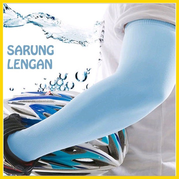 SARUNG LENGAN TANGAN SEPEDA, LARI, SPORT, ANTI PANAS UV PROTECTION