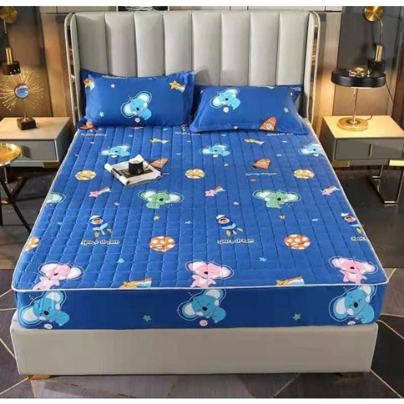 Sprei Sultan Waterproof anti ompol anti tahan air size 120x200 90x200 160x200 180x200 Seprei Adem full Karet tipe 1 2 3-Wterprof koala