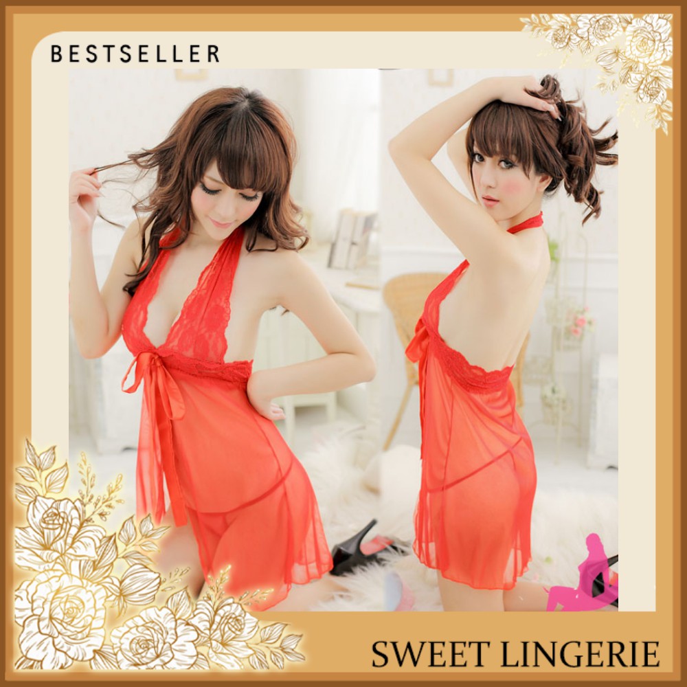 Lingeri Lingerie Set Underware Baju Gaun Tidur Dinas Istri Untuk Suami Haram Malam Pertama Wanita De