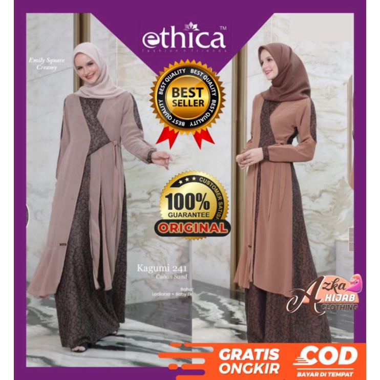ETHICA SALE‼️KAGUMI 241 GAMIS ETHICA CUCI GUDANG GAMIS ETHICA DISKON 50% DRESS MUSLIM TERBARU 2022 /