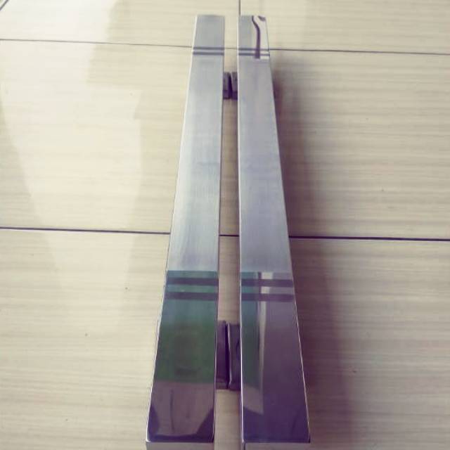 Handle Gagang Pintu Rumah silver 20x40