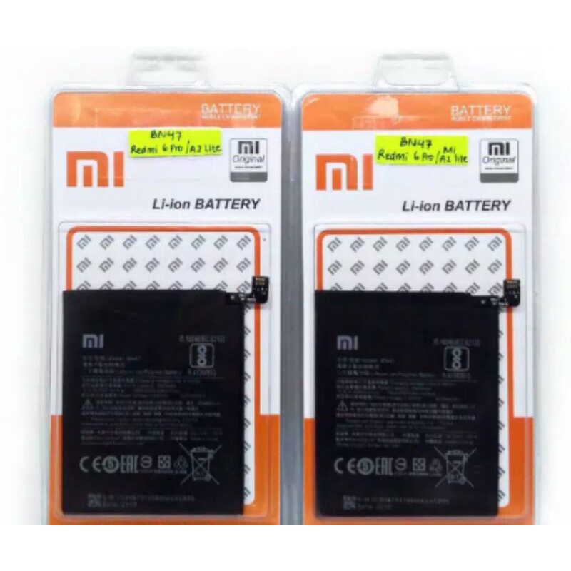 BATERAI XIAOMI REDMI 6 PRO BN47 ORIGINAL