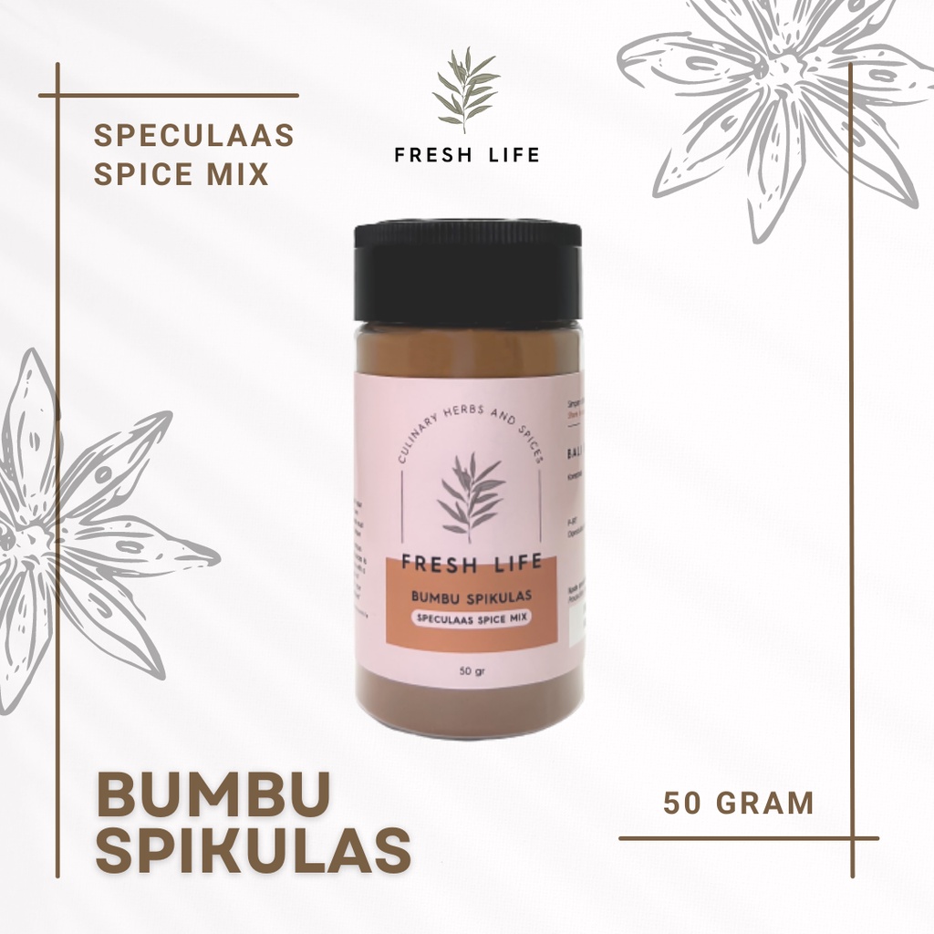 

Bumbu Spikulas (Speculaas Spice Mix) Fresh Life 50 gr