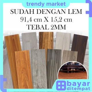 TrendyMarket STIKER LANTAI VINYL/WALLPAPER DINDING/PARKET LANTAI VINYL