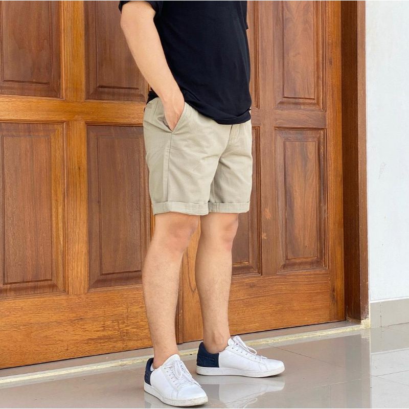 Celana Pendek Santai Chinos Shorts Pants Pria Wanita  Amazon Essentials