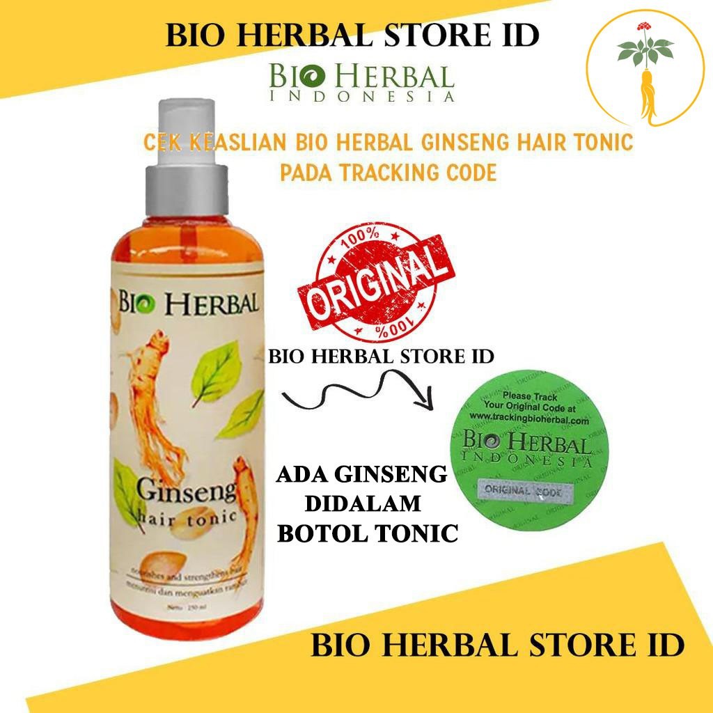Jual Bio Herbal Hair Tonic / Bio Herbal Ginseng Hair Tonic Indonesia