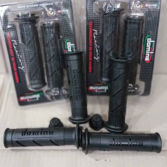 GR handgrip domino garis grip variasi domino karet gas handfat domino garis Ori