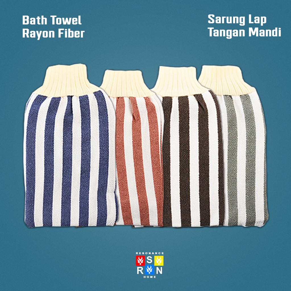 Handuk Lap Tangan Mandi Motif Garis Untuk Lap Muka Atau Badan | Resonance Home