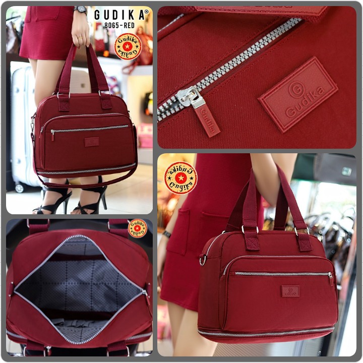 GUDIKA - Travel bag tas baju fashionable import original 8065 bisa untuk gym traveling dengan bahan nilon waterproof - gudika bag - tas gudika - branded - tas - bag - pria - cewek - wanita - travel - hangbag - selempang - anti air - fashion