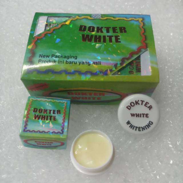 Cream dokter white tutup timbul(lusinan)
