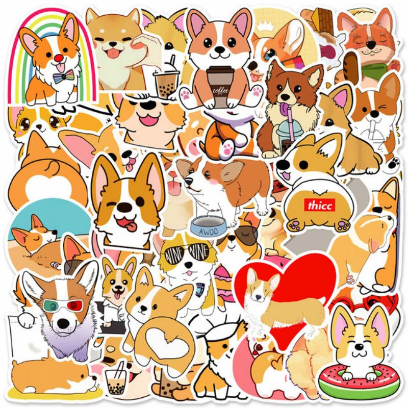 

Stiker Anjing Pack Style 260407