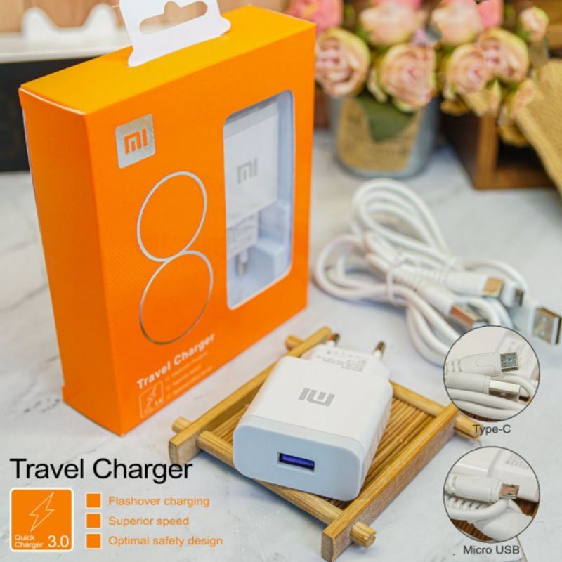 Charger / adapter Xiaomi Mi 8 Quick Charger 3.0 Fast Charging Micro dan Type C USB