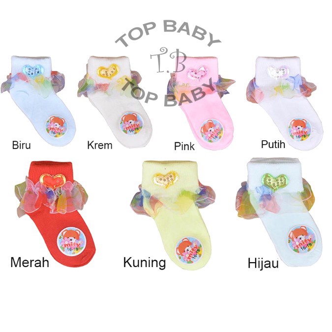 Kaos Kaki Bayi Renda Mity - 4280