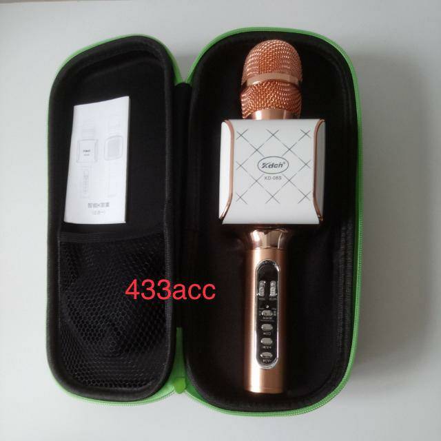 Mic Karaoke KD-08S / Microphone Bluetooth kdch 08s / Microphone portable bisa Turn off suara