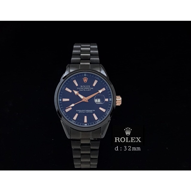 jam tangan rantai rolex cewek ”tanggal aktif”. free box &amp; baterai cadangan