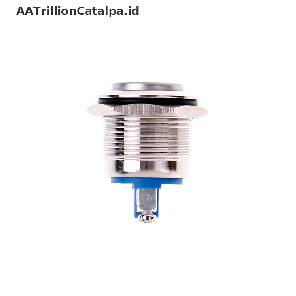 Aatrillioncatalpa 1Pc Saklar Tombol Tekan 19mm Anti Air Bahan metal