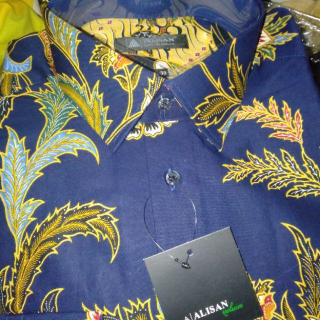 Kemeja Batik Panjang Alisan Slimfit 00105