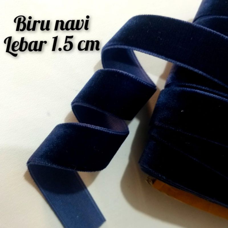 

PER PICS 15 METER PITA BLUDRU WARNA BIRU NAVY LEBAR 1.5CM