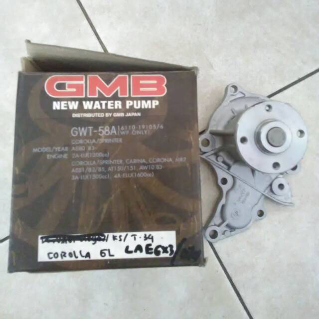 WaterPump toyota corolla GL