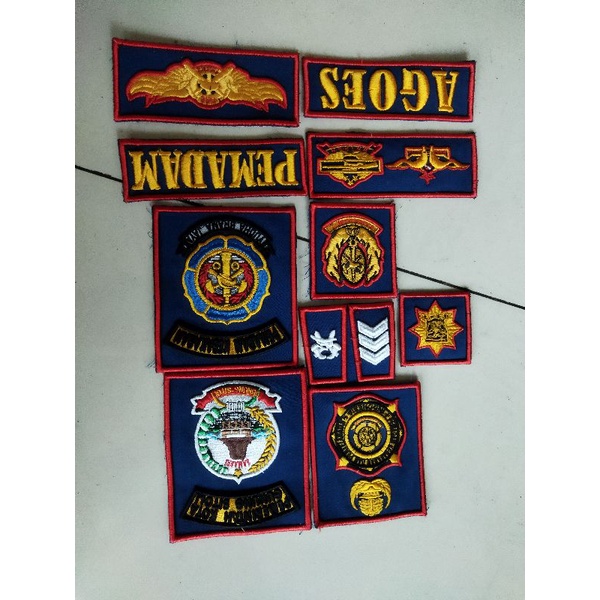 Bordir Logo Timbul Pemadam/Damkar 1 SET