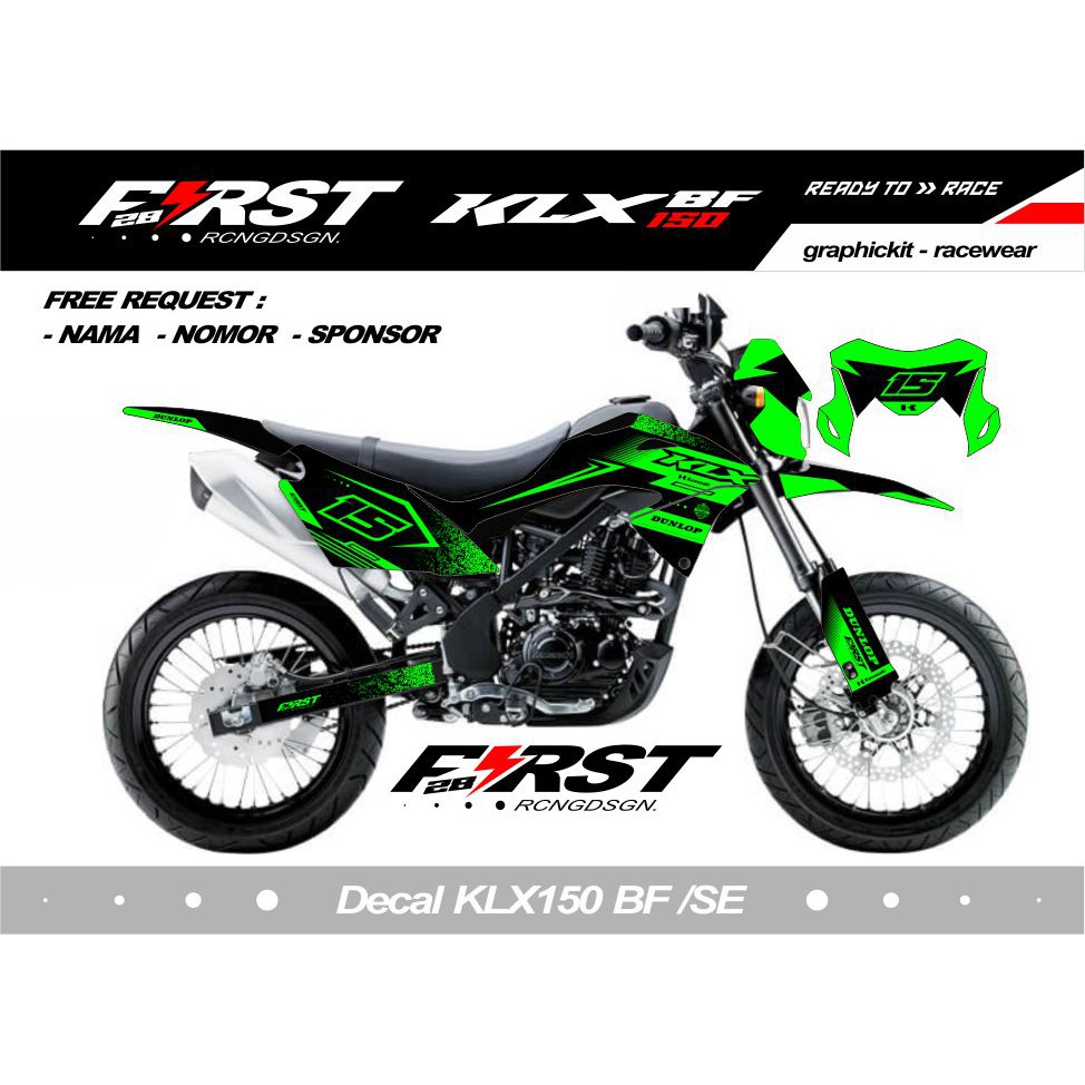 Decal KLX Bf 150 Bf Extreme decal klx bf