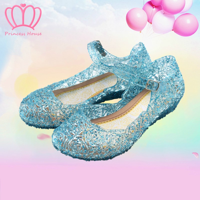 Sepatu Sandal  Anak Perempuan  Model  Princess frozen2 Elsa 