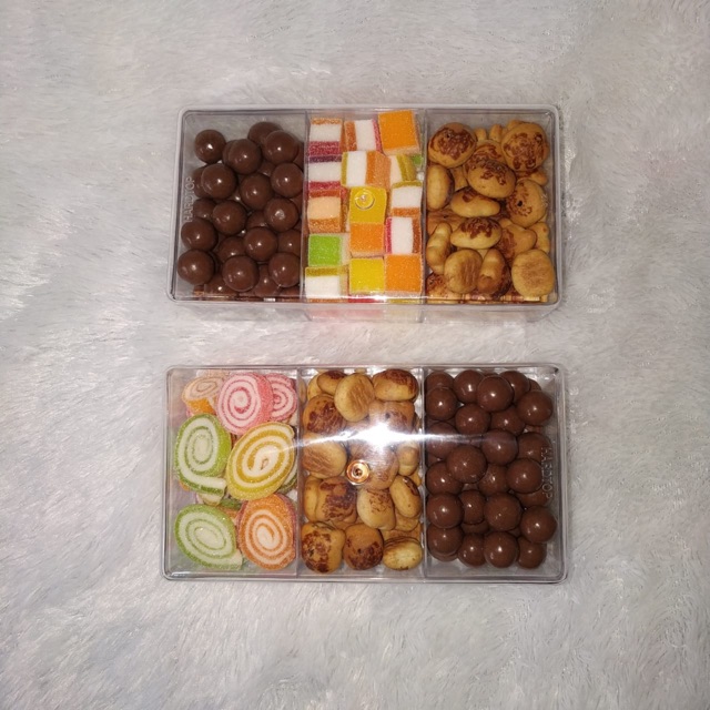 

Paket Coklat Toples 3 sekat